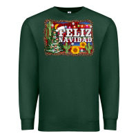 Sports Green feliz navidad Premium Sweatshirt - AdoDesignShop