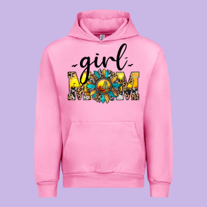 Girl Mom Urban Hoodie Designed By Jahusdesignshop