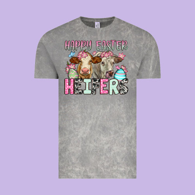 Happy Easter Heifers Vintage Tee Designed By Oliviacreatesart