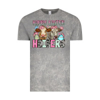 Cloud Rock Happy Easter Heifers Vintage Tee - OliviaCreatesArt