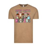 Vintage Coffee Happy Easter Heifers Vintage Tee - OliviaCreatesArt