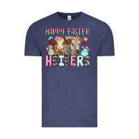 Vintage Denim Happy Easter Heifers Vintage Tee - OliviaCreatesArt