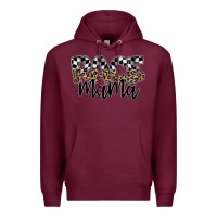 Burgundy race mama Premium Hoodie - SublimationCraftShop