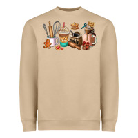 Mushroom cookie coffee cup Heavyweight Sweatshirt - AdoDesignShop