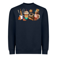 Navy cookie coffee cup Heavyweight Sweatshirt - AdoDesignShop
