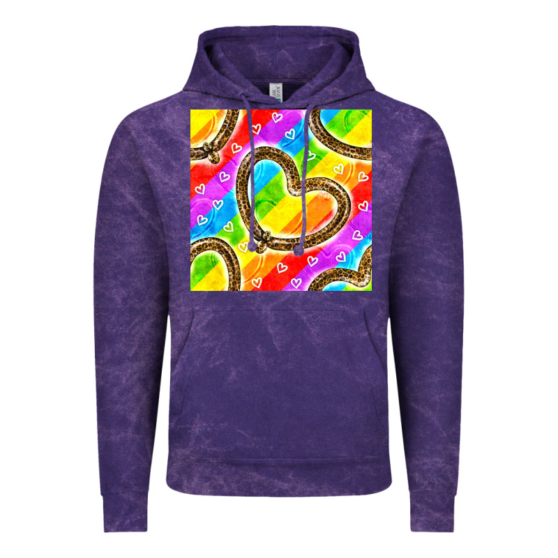 Pride Lgbtq Leopard Heart Balloons Pattern Vintage Hoodie by BundleAndBundleShop | Teevron