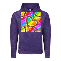 Cloud Purple Pride lgbtq leopard heart balloons pattern Vintage Hoodie - BundleAndBundleShop