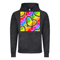 Vintage Black Pride lgbtq leopard heart balloons pattern Vintage Hoodie - BundleAndBundleShop
