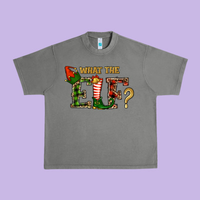 What The Elf Christmas Urban Heavy Tee Designed By Ranaportraitstore