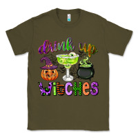 Army Green drink up witches Classic Tee - CowGirlArtShop