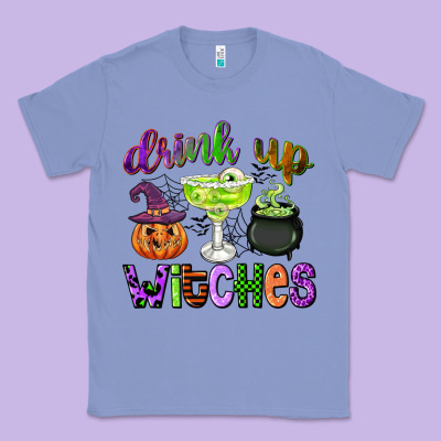Drink Up Witches Classic Tee Designed By Cowgirlartshop