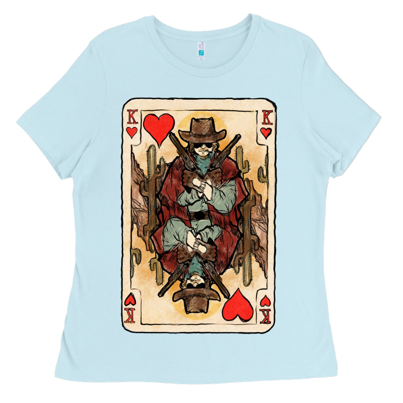 King Of Hearts Cowboy Ladies Tee by HowdyJamesFarm | Teevron