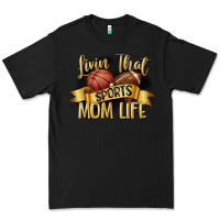 Black livin that sports mom life Premium Tee - CowGirlArtShop