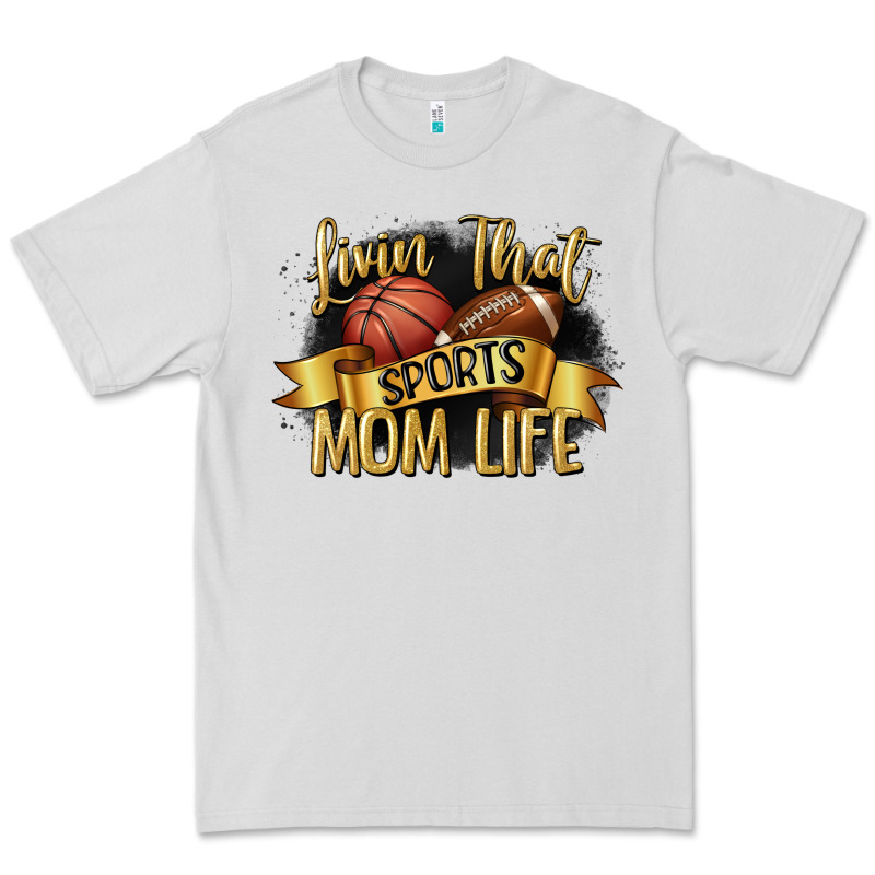 Livin That Sports Mom Life Premium Tee by CowGirlArtShop | Teevron