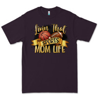 Plum livin that sports mom life Premium Tee - CowGirlArtShop