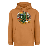 Meerkat cowhide aztec sunflowers cactus Heavyweight Hoodie - AdoDesignShop