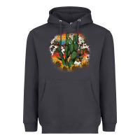 Smoke cowhide aztec sunflowers cactus Heavyweight Hoodie - AdoDesignShop