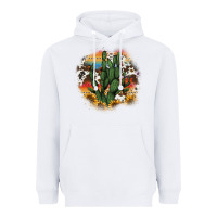 White cowhide aztec sunflowers cactus Heavyweight Hoodie - AdoDesignShop