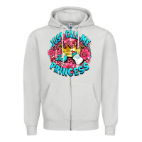 Dove Grey just call me princess Zipper Hoodie - AdoDesignShop