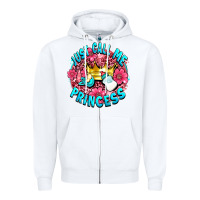 White just call me princess Zipper Hoodie - AdoDesignShop