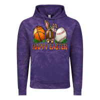 Cloud Purple Happy Easter Sports Vintage Hoodie - BundleAndBundleShop
