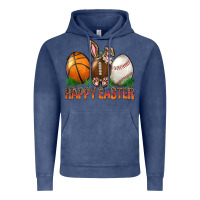 Vintage Denim Happy Easter Sports Vintage Hoodie - BundleAndBundleShop