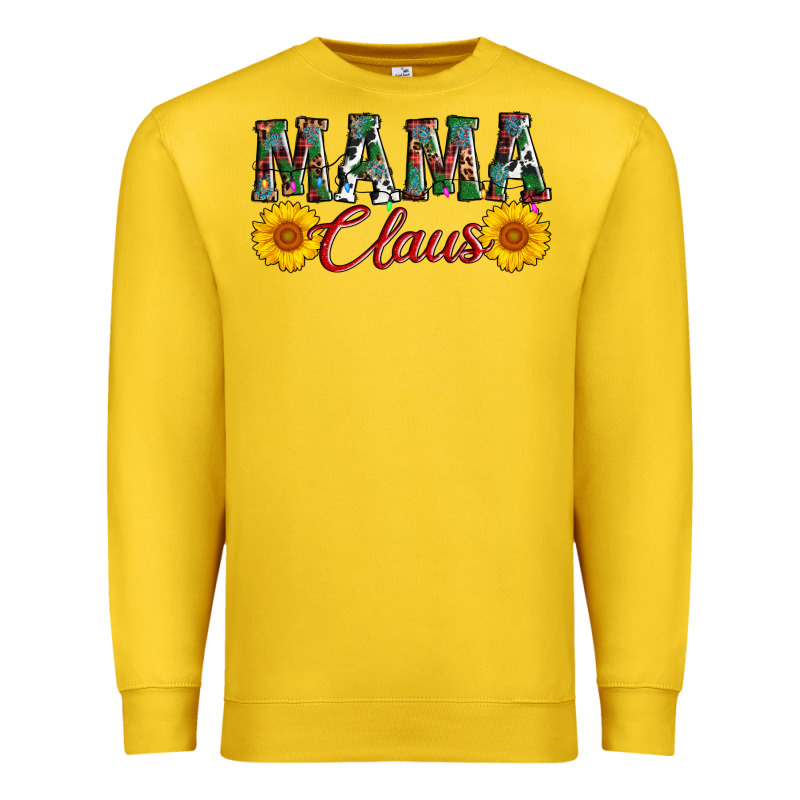 Mama Claus Premium Sweatshirt by AdoDesignShop | Teevron
