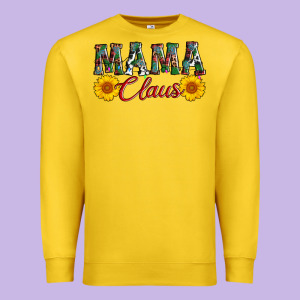 Mama Claus Premium Sweatshirt Designed By Adodesignshop