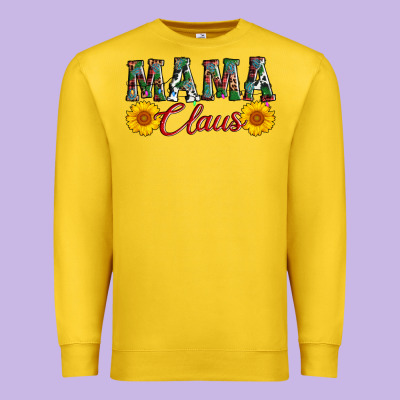 Mama Claus Premium Sweatshirt Designed By Adodesignshop