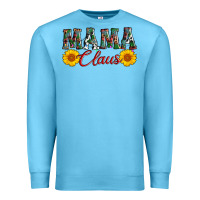 Ocean Blue mama claus Premium Sweatshirt - AdoDesignShop