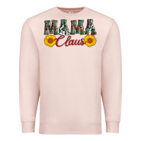 Pale Pink mama claus Premium Sweatshirt - AdoDesignShop