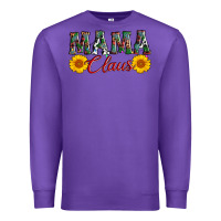 Purple mama claus Premium Sweatshirt - AdoDesignShop