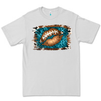 Dove Grey Football Lips Premium Tee - Jasminsmagicworld