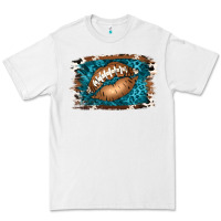 White Football Lips Premium Tee - Jasminsmagicworld