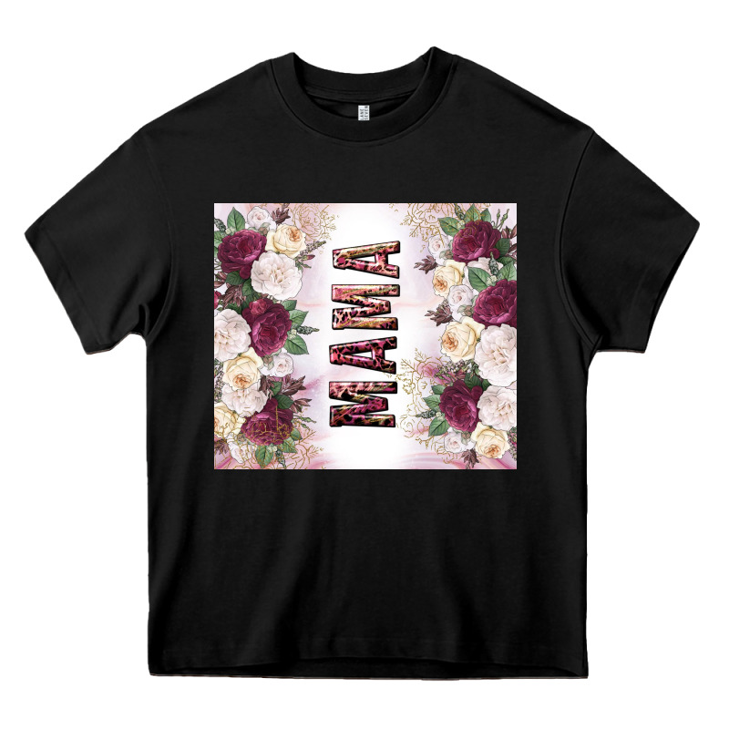 Mother’s Day Mama Flowers Tumbler Tbs Heavy Core Tee by TumblerDesignByShophia | Teevron