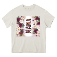 Cream mother’s day mama flowers tumbler tbs Heavy Core Tee - TumblerDesignByShophia