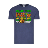 Vintage Denim St. Patrick's little miss pot of gold Vintage Tee - OliviaCreatesArt