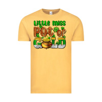 Vintage Mustard St. Patrick's little miss pot of gold Vintage Tee - OliviaCreatesArt