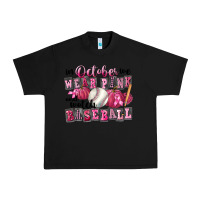 Black In October We Wear Pink And Watch Baseball Urban Heavy Tee - FaDigitalArtStudio