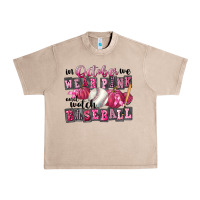French Oak In October We Wear Pink And Watch Baseball Urban Heavy Tee - FaDigitalArtStudio