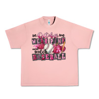 Salmon In October We Wear Pink And Watch Baseball Urban Heavy Tee - FaDigitalArtStudio