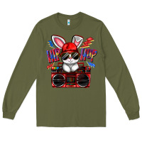 Army Green hip hop Long Sleeve Tee - FaDigitalArtStudio