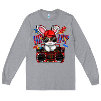 Heather Grey hip hop Long Sleeve Tee - FaDigitalArtStudio