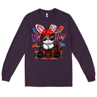 Plum hip hop Long Sleeve Tee - FaDigitalArtStudio