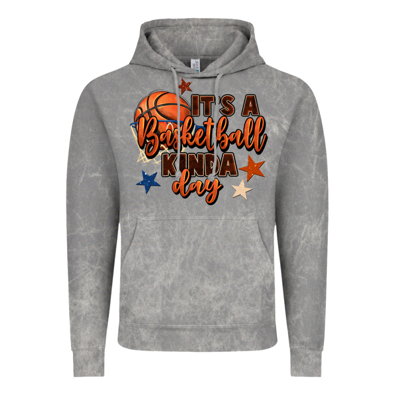 It's A Basketball Kinda Day Vintage Hoodie by FaDigitalArtStudio | Teevron