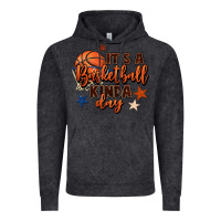 Vintage Black it's a basketball kinda day Vintage Hoodie - FaDigitalArtStudio