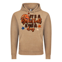 Vintage Coffee it's a basketball kinda day Vintage Hoodie - FaDigitalArtStudio