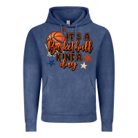Vintage Denim it's a basketball kinda day Vintage Hoodie - FaDigitalArtStudio