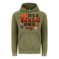Vintage Olive it's a basketball kinda day Vintage Hoodie - FaDigitalArtStudio