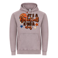 Vintage Zinc it's a basketball kinda day Vintage Hoodie - FaDigitalArtStudio